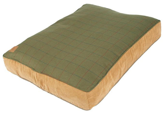 Tweed Box Duvet Dog Bed